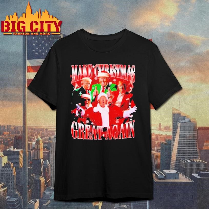 Trump Santa Make Christmas Great Again Premium Shirt