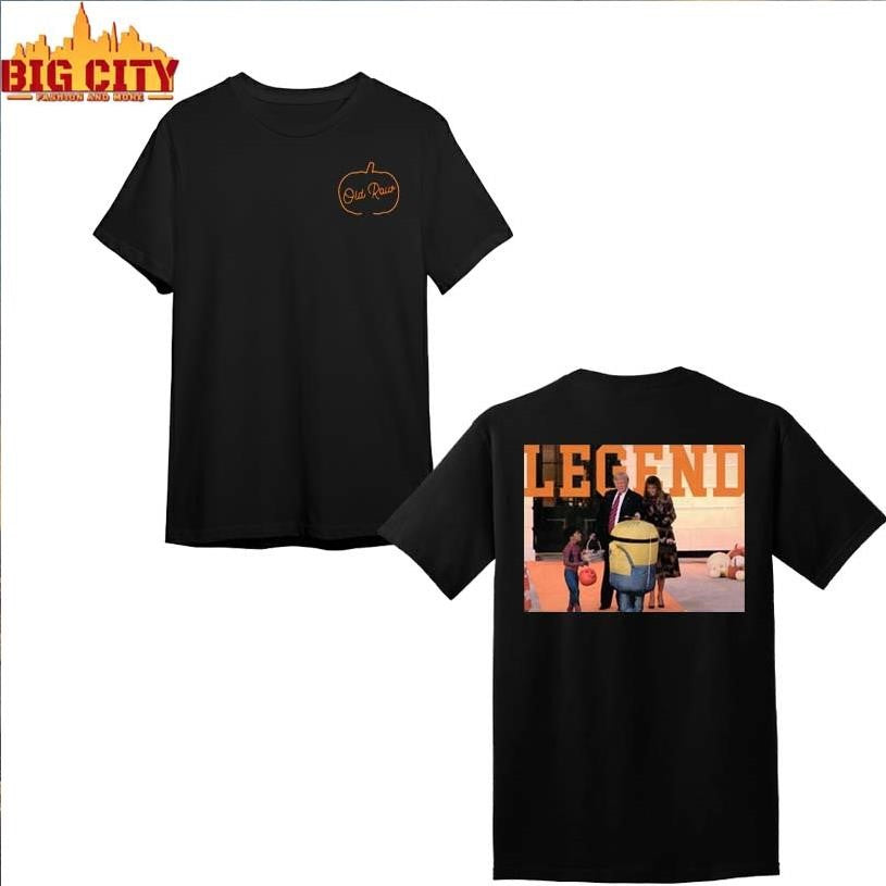Trump Trick Or Treat Legend Halloween Two Sided Shirt