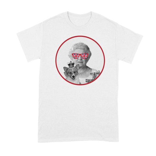 Queen Elizabeth Tshirt Her Majesty Shirt United Kingdom T-Shirt Welsh Corgi T Shirts Rest in Peace