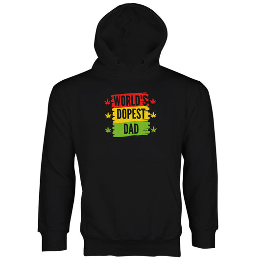 Worlds Dopest Dad Hoodie Dad Weed Hoodie