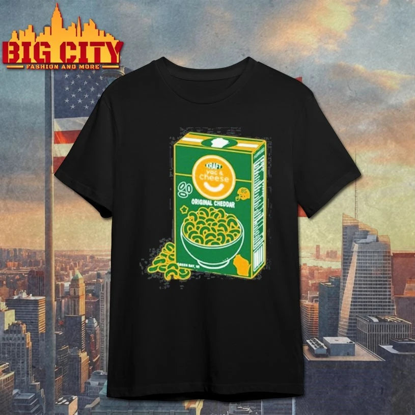 Tucker Kraft Green Bay Packers Yac and Cheese original cheddar shirt