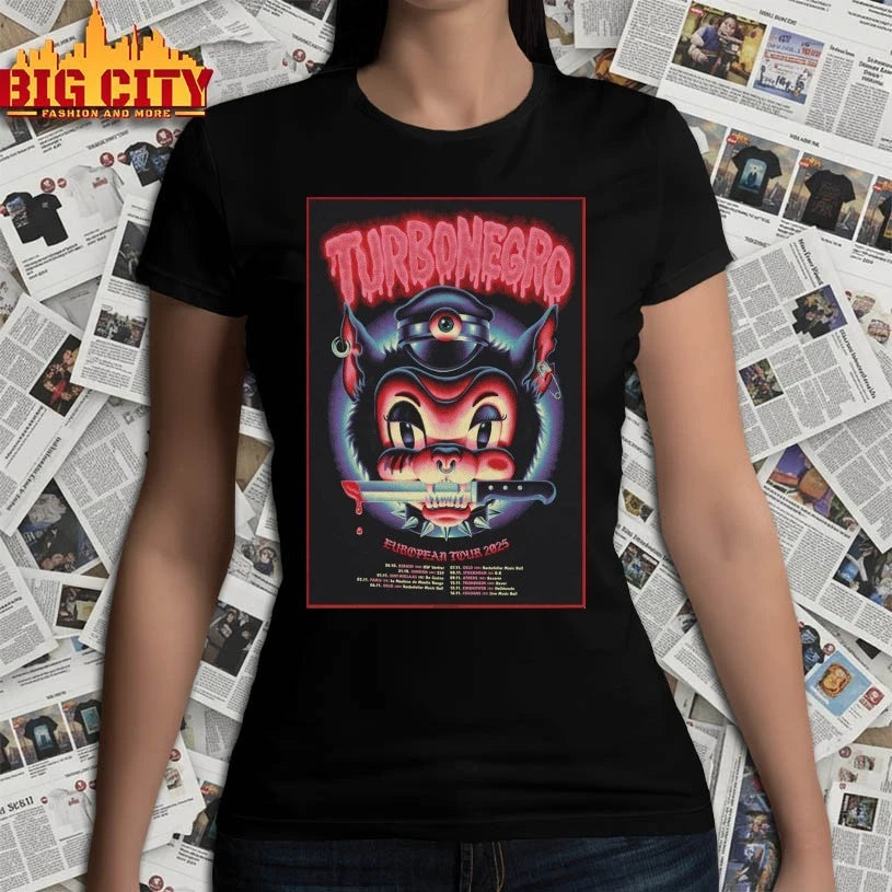 Turbonegro 2025 European Tour Poster shirt