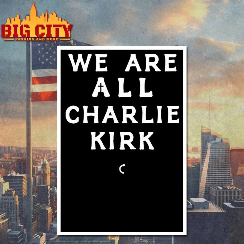 Turning Point Usa We Are All Charlie Kirk text shirt