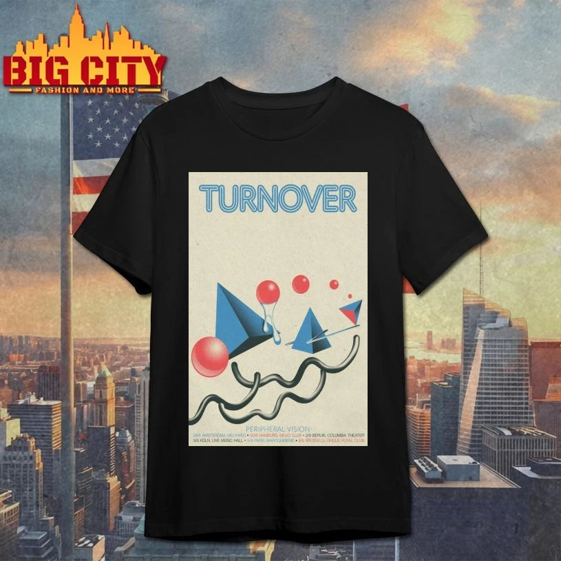 Turnover Paris, France Tour Sep 5, 2025 Poster shirts