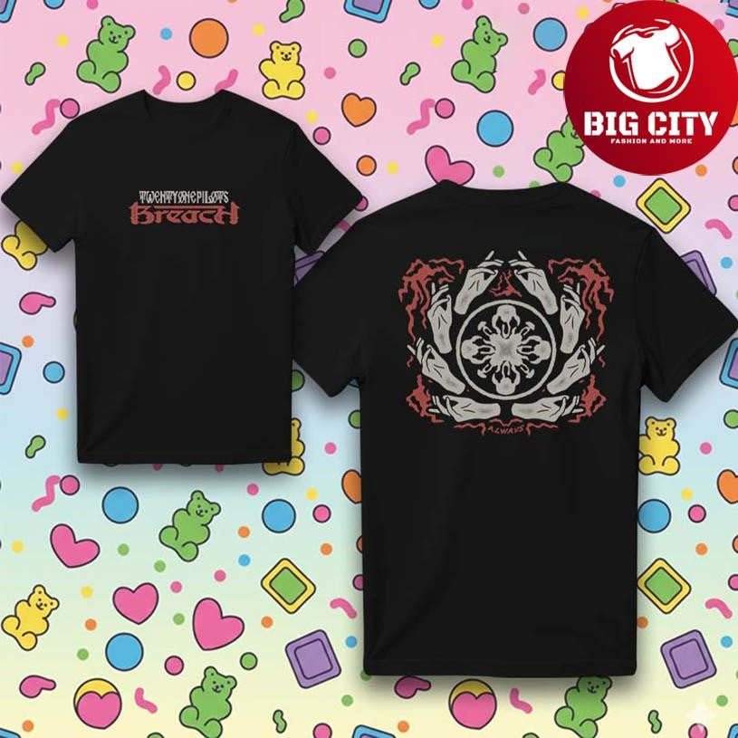 Twenty One Pilots Breach Fear Artwork Two Sided Shirt
