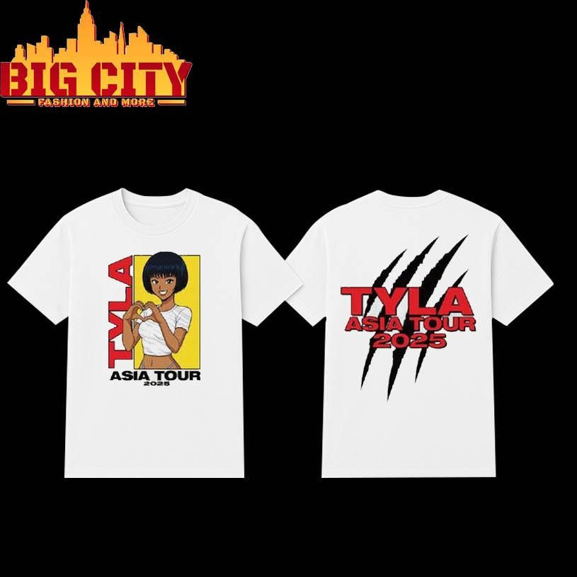 Tyla Asia Tour 2025 Two Sided Shirt