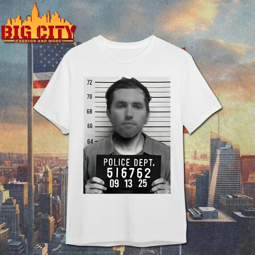 Tyler Robinson Mugshot Police Dept 516762 shirt