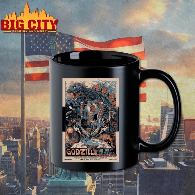 Tyler Stout GMK Giant Monsters All-Out Attack Poster shirt
