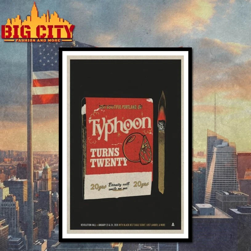 Typhoon Jan 23 2026 Revolution Hall Poster shirt