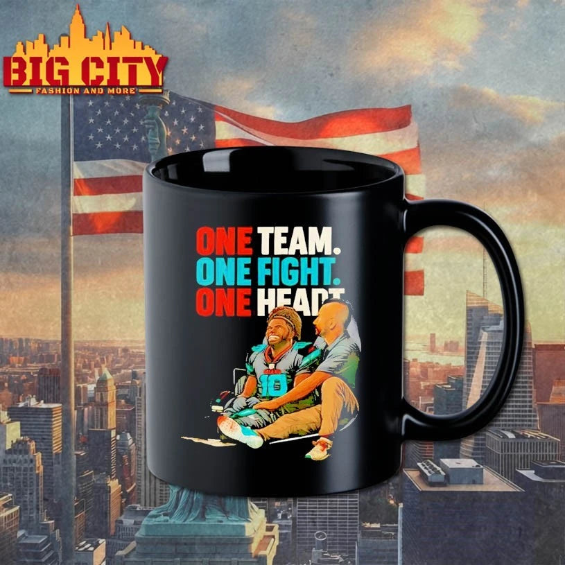 Tyreek Hill x Miami Dolphins One team one fight one heart shirt