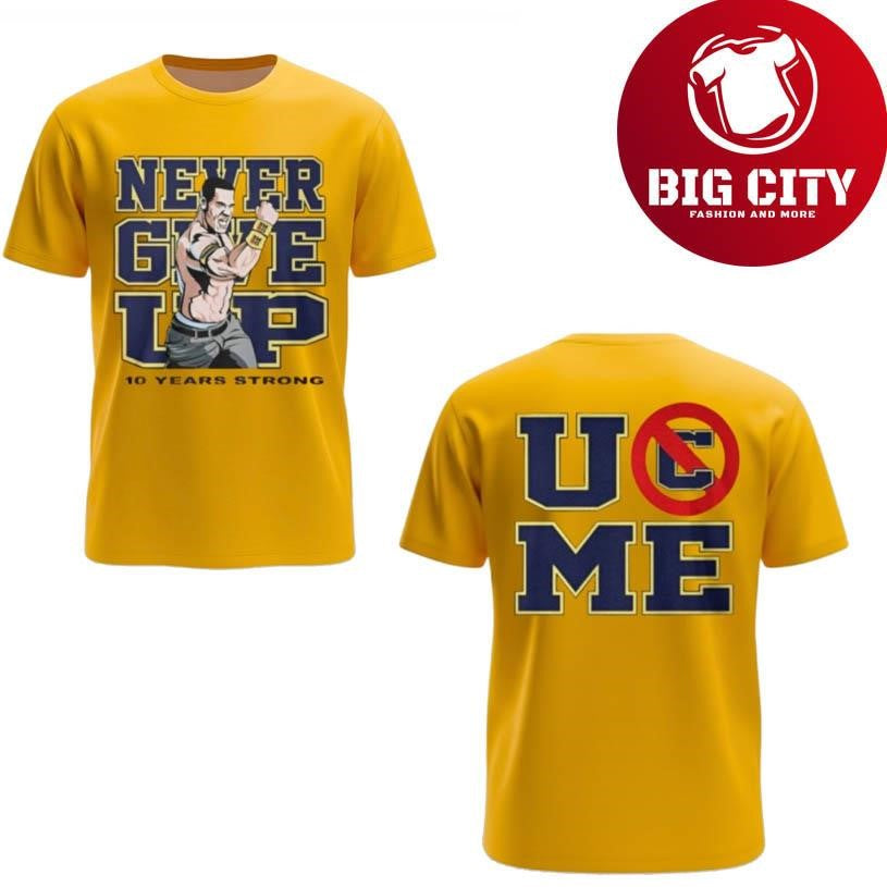 Tyrese Haliburton Never Give Up 1O Years Strong Two Sided Shirt