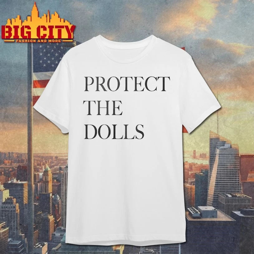 Tyriq Withers wearing Protect The Dolls shirt