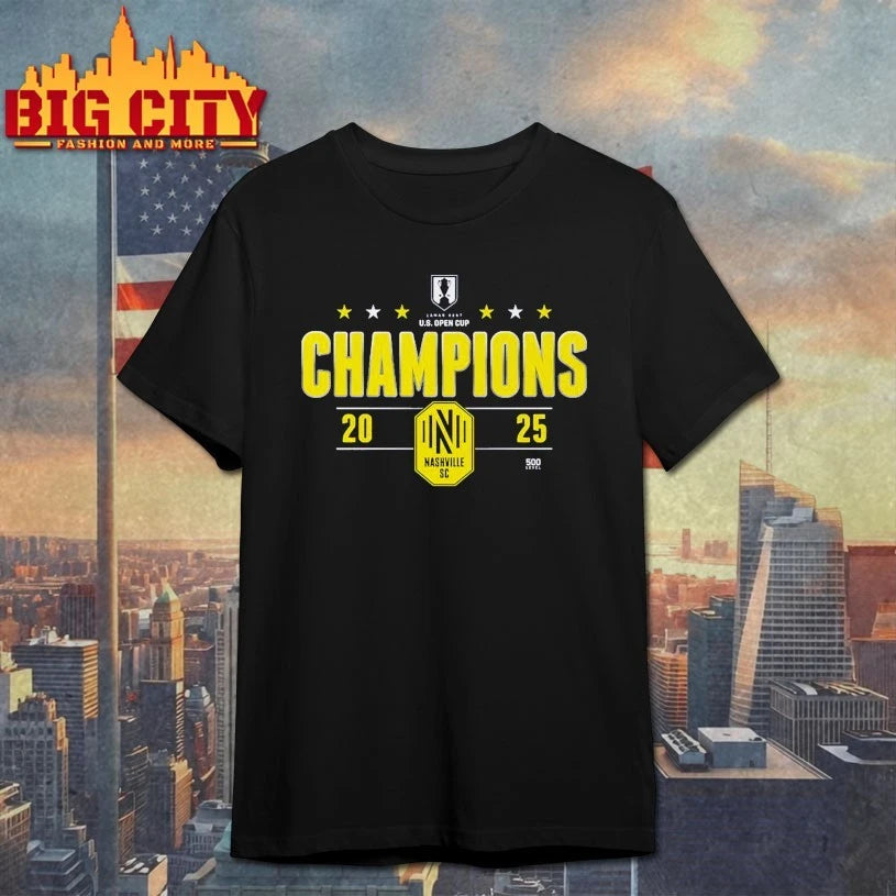 U.S. Open Cup 2025 Nashville SC Champions shirt