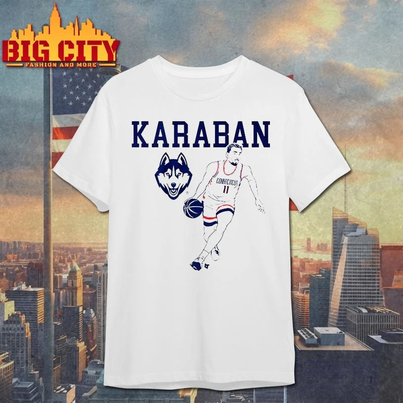 UConn Basketball Alex Karaban Name Pose shirt