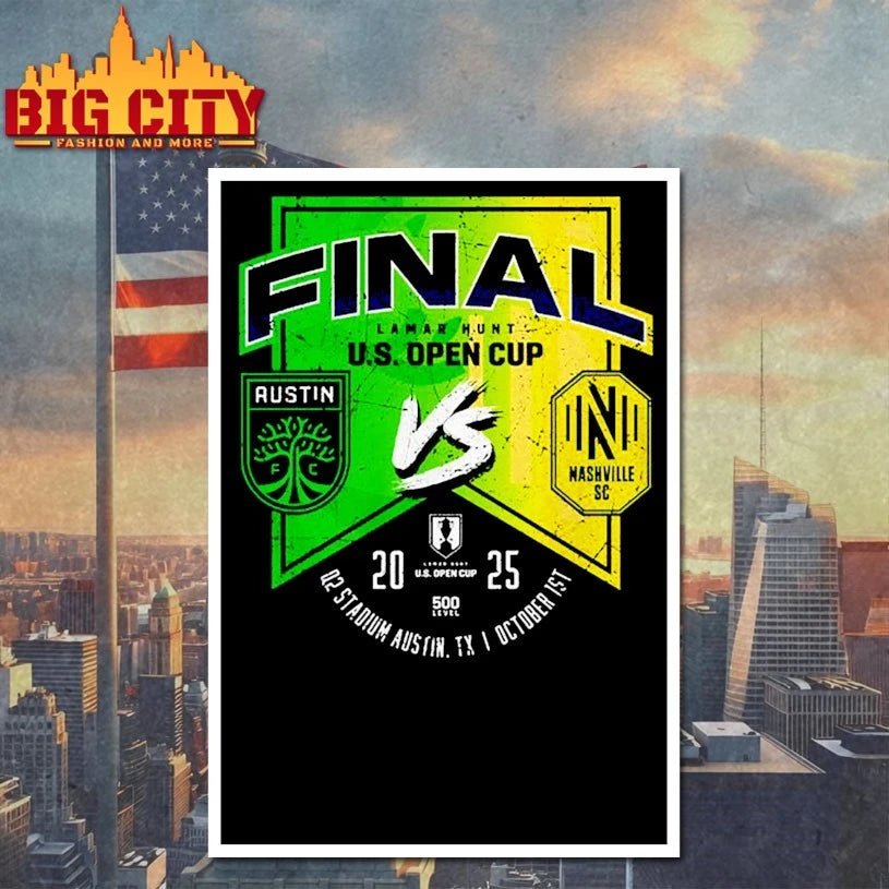 US Open Cup Final 2025 Austin FC Vs. Nashville SC shirts