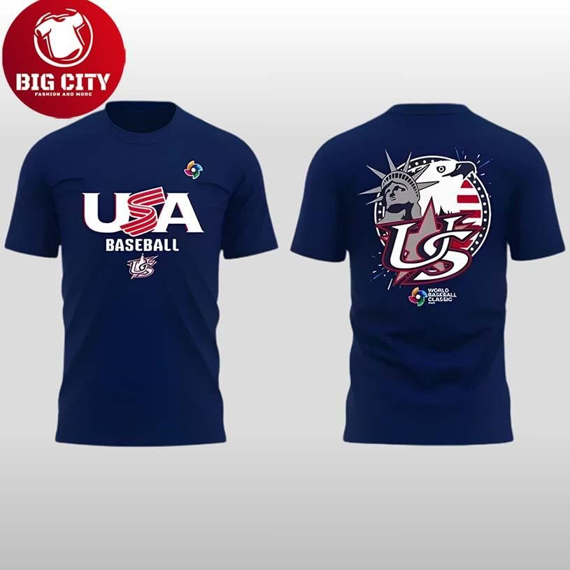 USA Baseball 2026 World Baseball Classic Two Sided Shirt