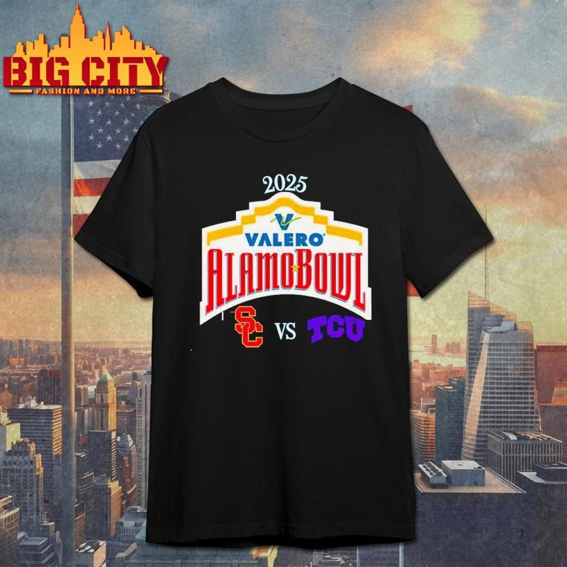 USC Trojans vs. TCU Horned Frogs 2025 Alamo Bowl Shirt