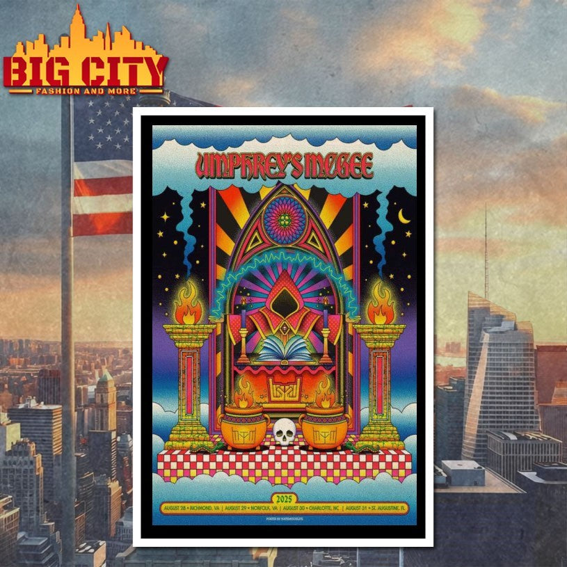 Umphrey’s McGee August 2025 Poster Shirts