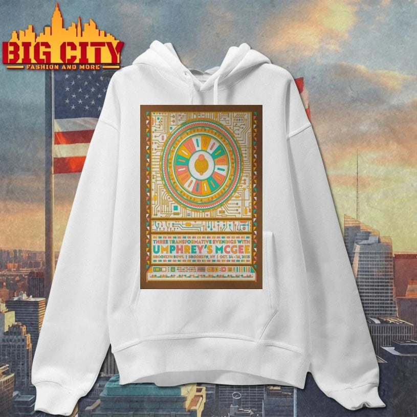 Umphrey’s McGee Brooklyn NY Tour 2025 Poster shirt