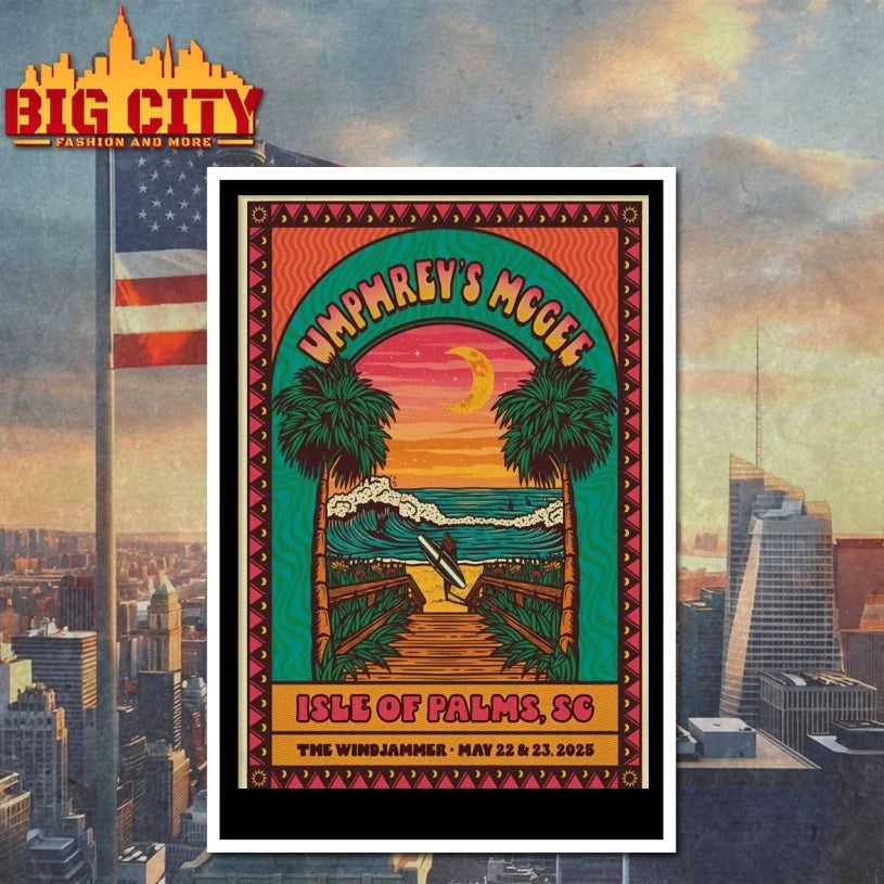 Umphrey’s McGee May 22-23 2025 The Windjammer In Isle of Palms SC Poster shirt