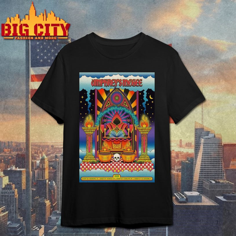 Umphrey’s McGee The National in Richmond VA Aug 28 2025 Poster Shirts
