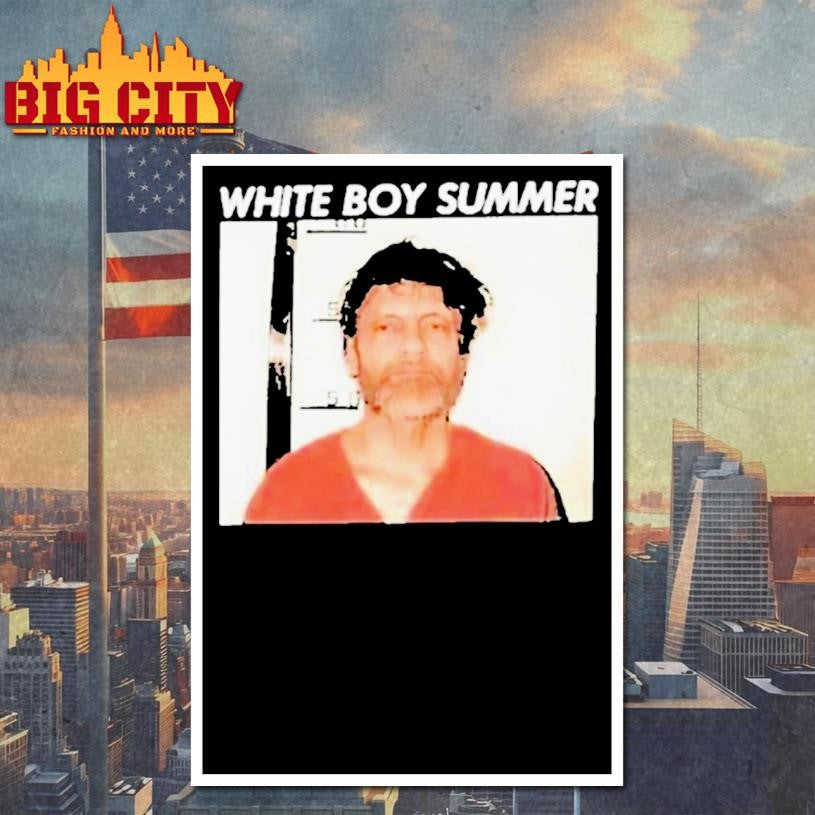 Unabomber Ted Kaczynski White Boy Summer Shirt