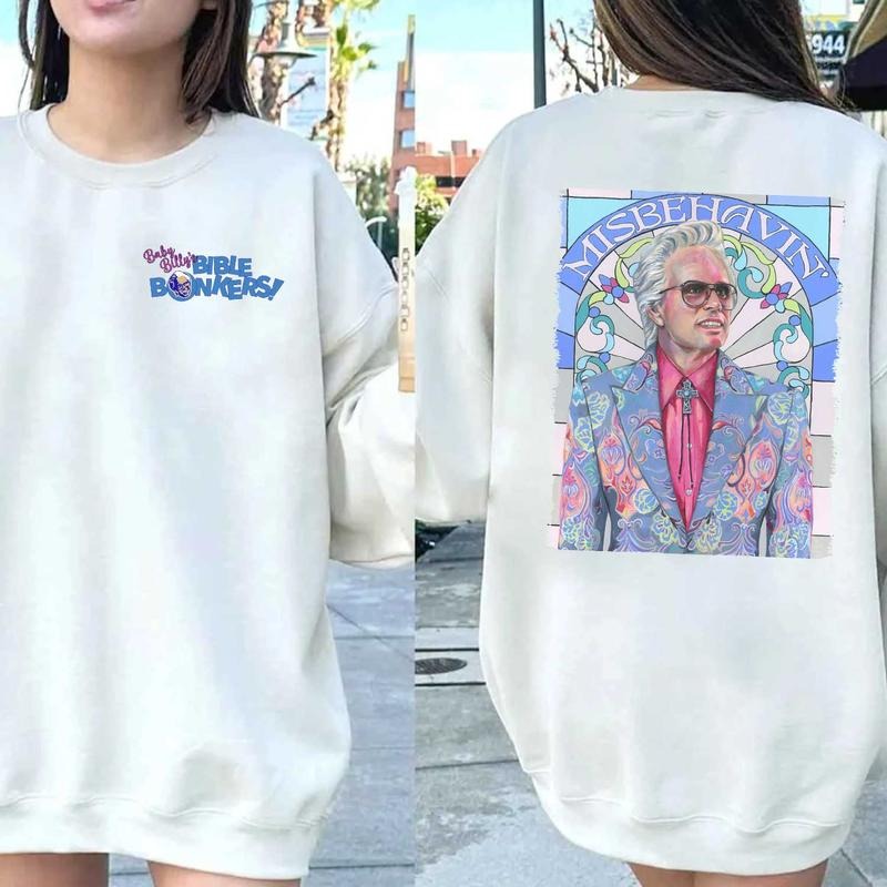 Uncle Baby Billy 2 Side Shirt, Misbehavin Shirt, Walton Goggins, Art Print Shirt, The Righteous Gemstones, Funny Art, Acrylic Painting, Pop Culture Art