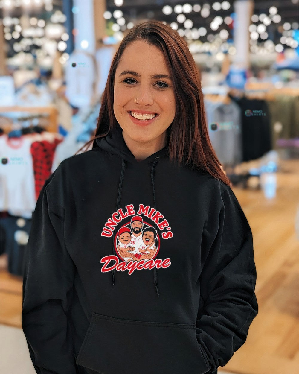 Uncle Mikes daycare Mike Napoli Cincinnati Reds shirt
