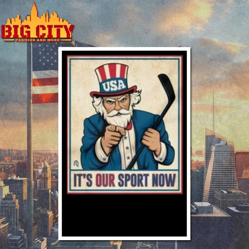 Uncle Sam Hockey it’s our sport now t-shirt