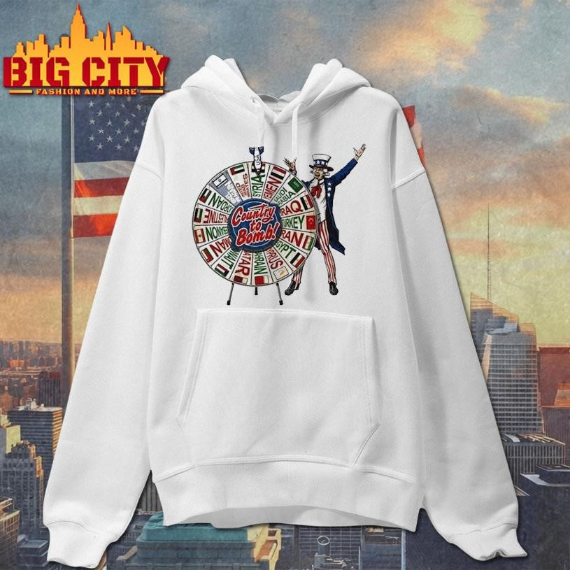 Uncle Sam Middle East Country To Bomb Wheel Syria Shirt