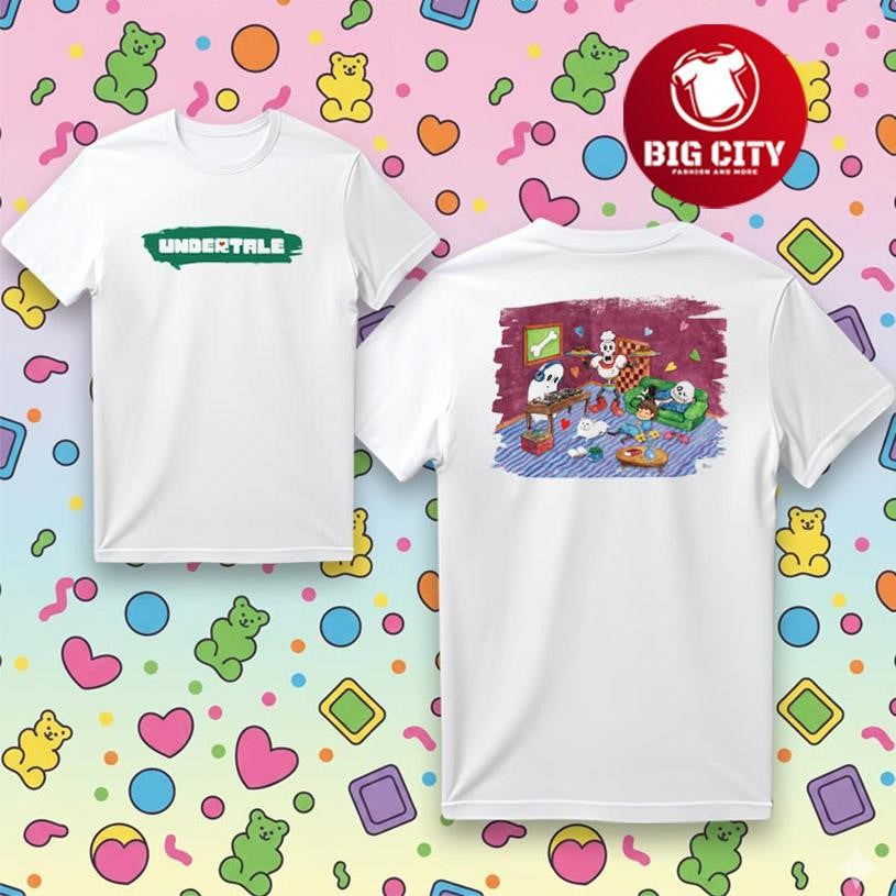 Undertale x Square Enix Chitei de Chill 2025 Two Sided Shirt