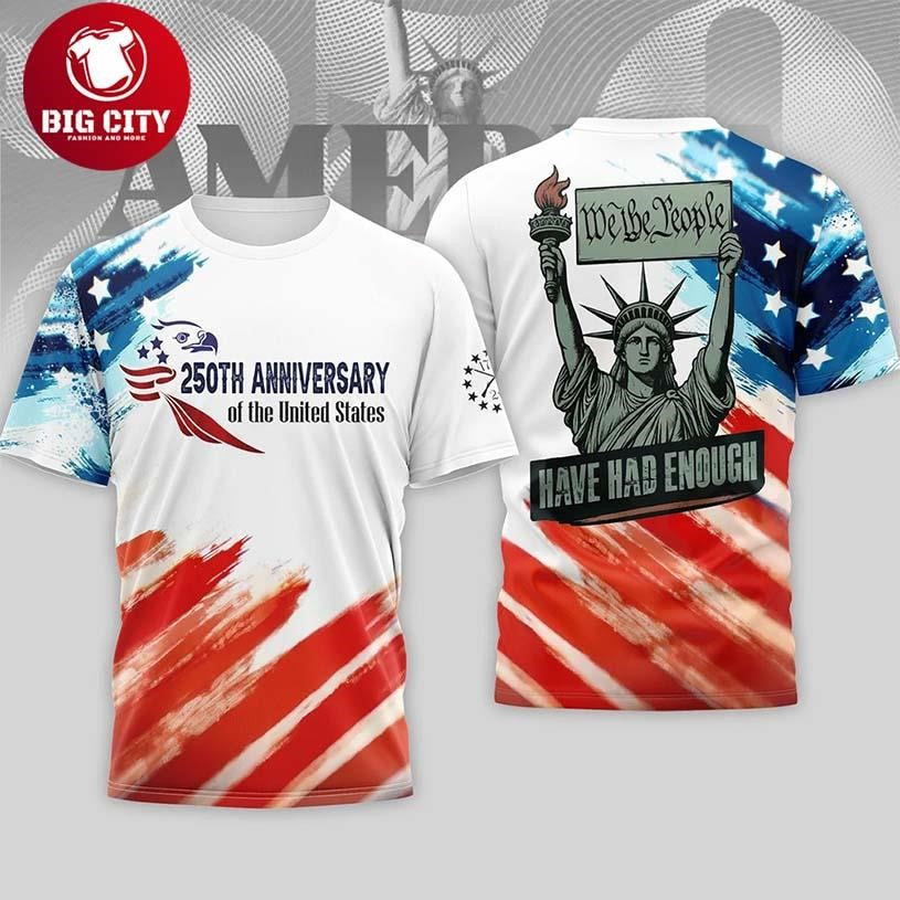 United States 250Th Anniversary Patriotic Graphic Two Sided Shirt