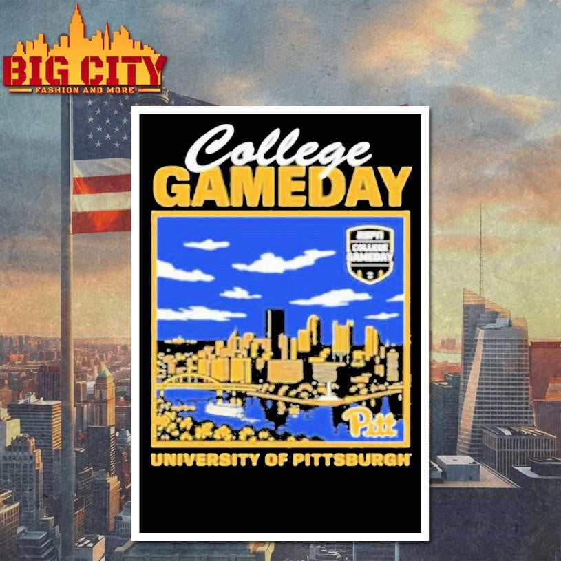 University Of Pittsburgh Football 2025 College Gameday Stadium Shirt