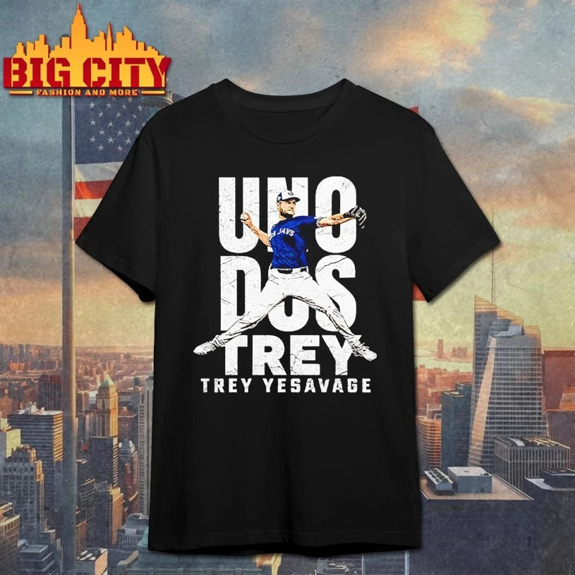 Uno Dos Trey Trey Yesavage Blue Jays shirt