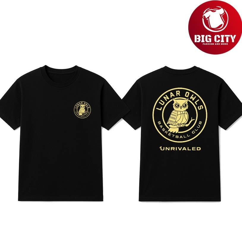 Unrivaled Lunar Owls Basketball Club Logo Two Sided Shirt