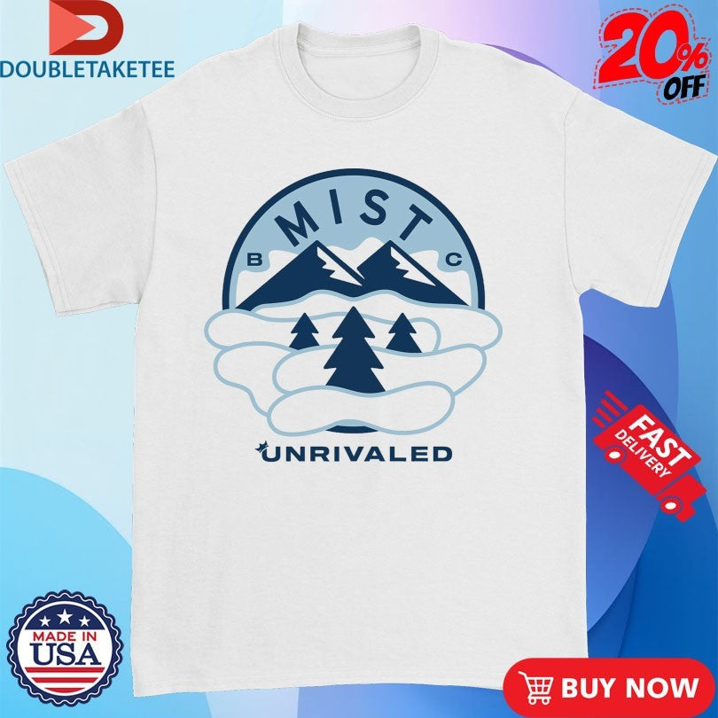 Unrivaled Mist Basketball Club Mountain T-shirts