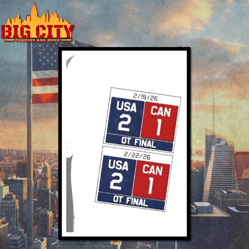 Usa Hockey 2026 Champions Usa Vs Canada Shirt