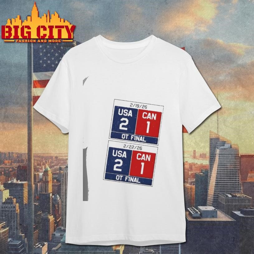 Usa Hockey 2026 Champions Usa Vs Canada Shirt