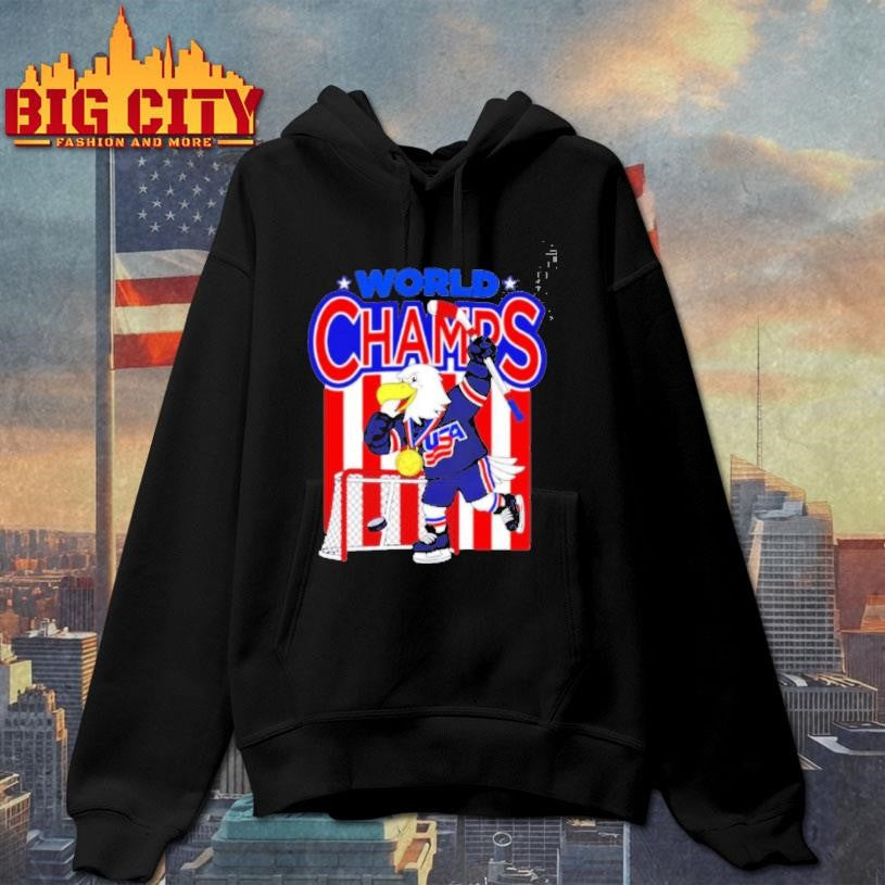 Usa Hockey World Champs 2026 Mascot Shirt