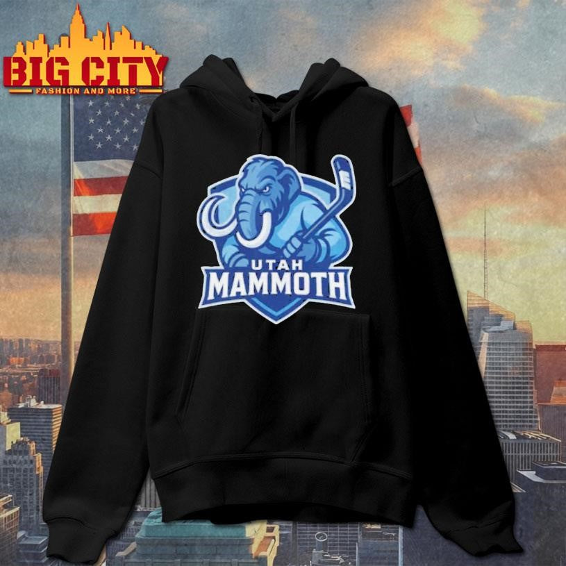 Utah Mammoth Mascot Tusky Nhl Hockey 2025 Logo Shirt