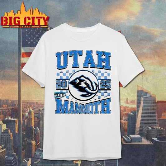 Utah Mammoth Nhl Hockey Utah 2025 Logo Shirt