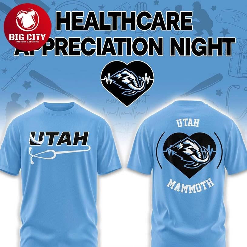 Utah Mammoth x Healthcare Appreciation 2026 Night Two Sided Shirt