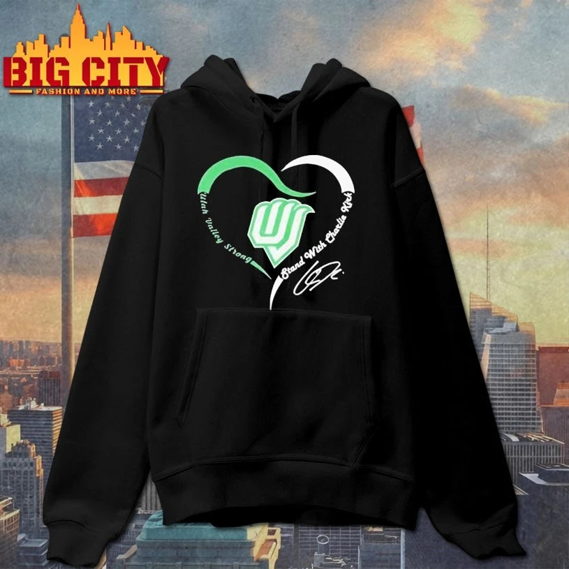 Utah Valley Wolverines Strong Stand With Charlie Kirk Shirt