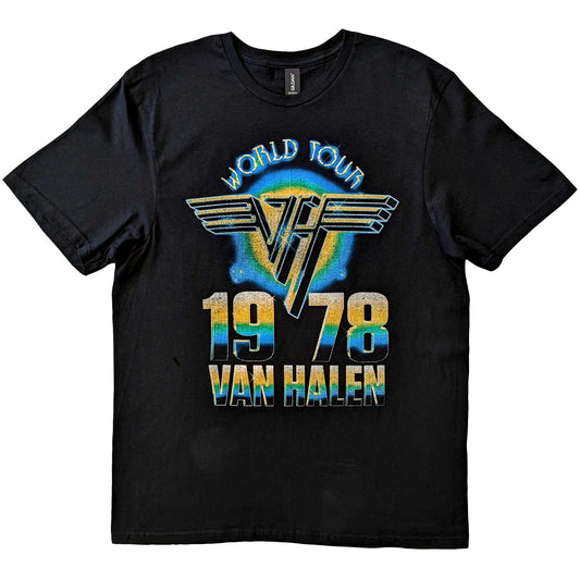 Van Halen T-Shirt: World Tour '78 Style001