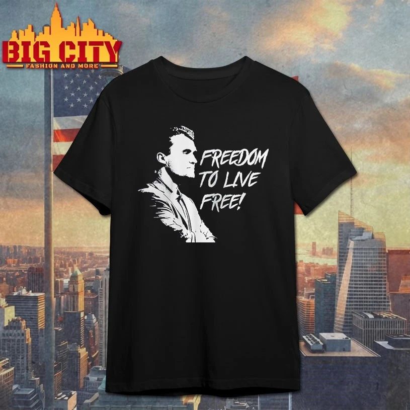 Valuetainmen Charlie Kirk Freedom to Live Free 2025 Shirt