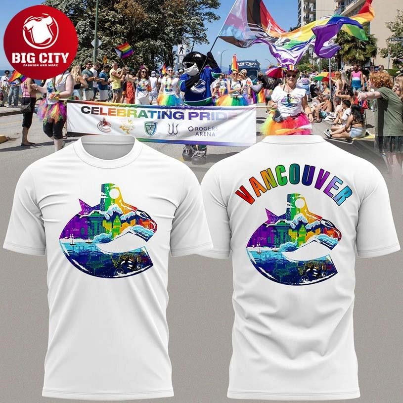 Vancouver Canucks Pride Night Gift For Fans Two Sided Shirt
