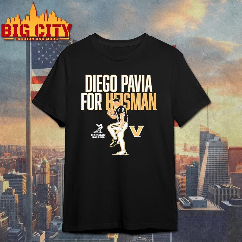 Vanderbilt Commodores Football Diego Pavia for Heisman pose shirt
