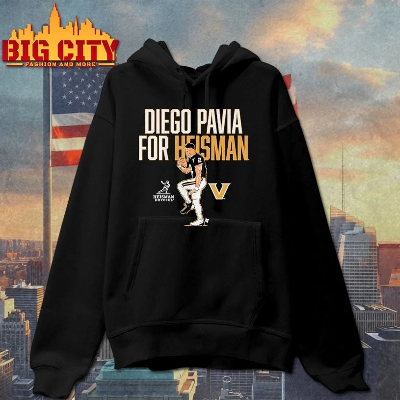 Vanderbilt Football Diego Pavia for Heisman Statue Pose shirt