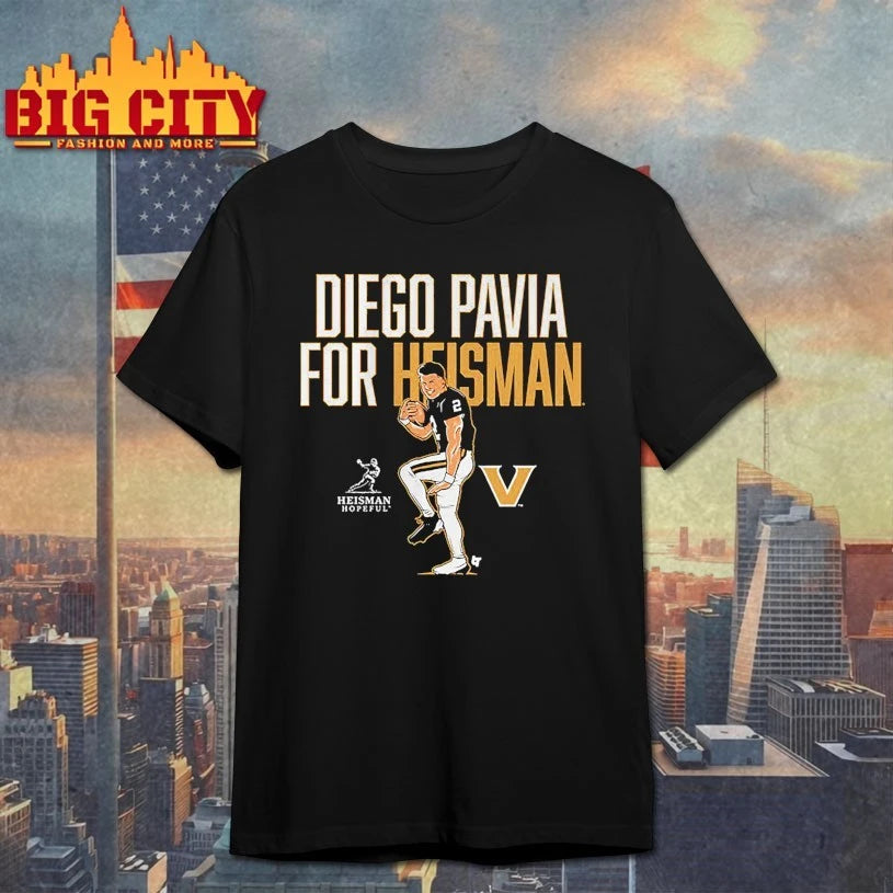 Vanderbilt Football Diego Pavia for Heisman Statue Pose shirt