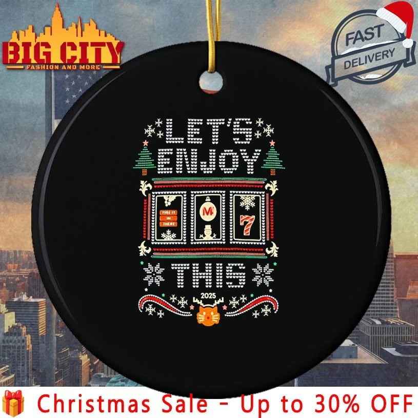 Vegas Matt Let’s Enjoy This Holiday 2025 ugly christmas shirt